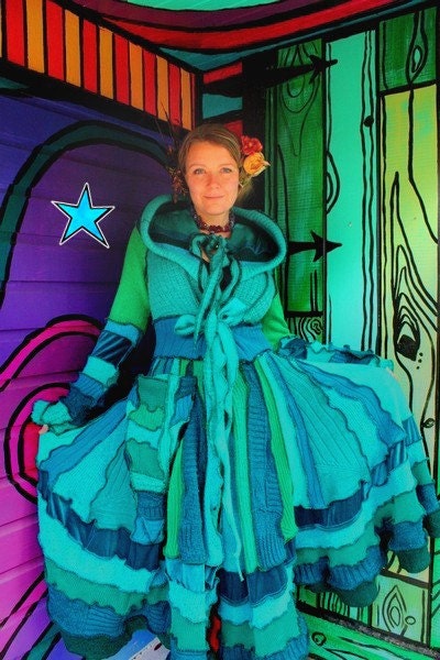 Katwise Original Upcycled Sweater Coat TUTORIAL