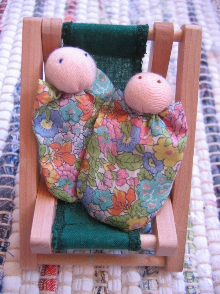 Mini Waldorf Twin Dolls