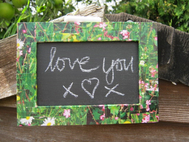 Mini Flowery Chalkboard