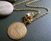 signs . virgo . horoscope and birthstone necklace