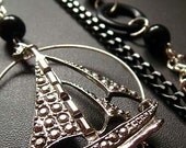 CLEARANCE . tall ships . at world's end . one of a kind nautical layered necklace