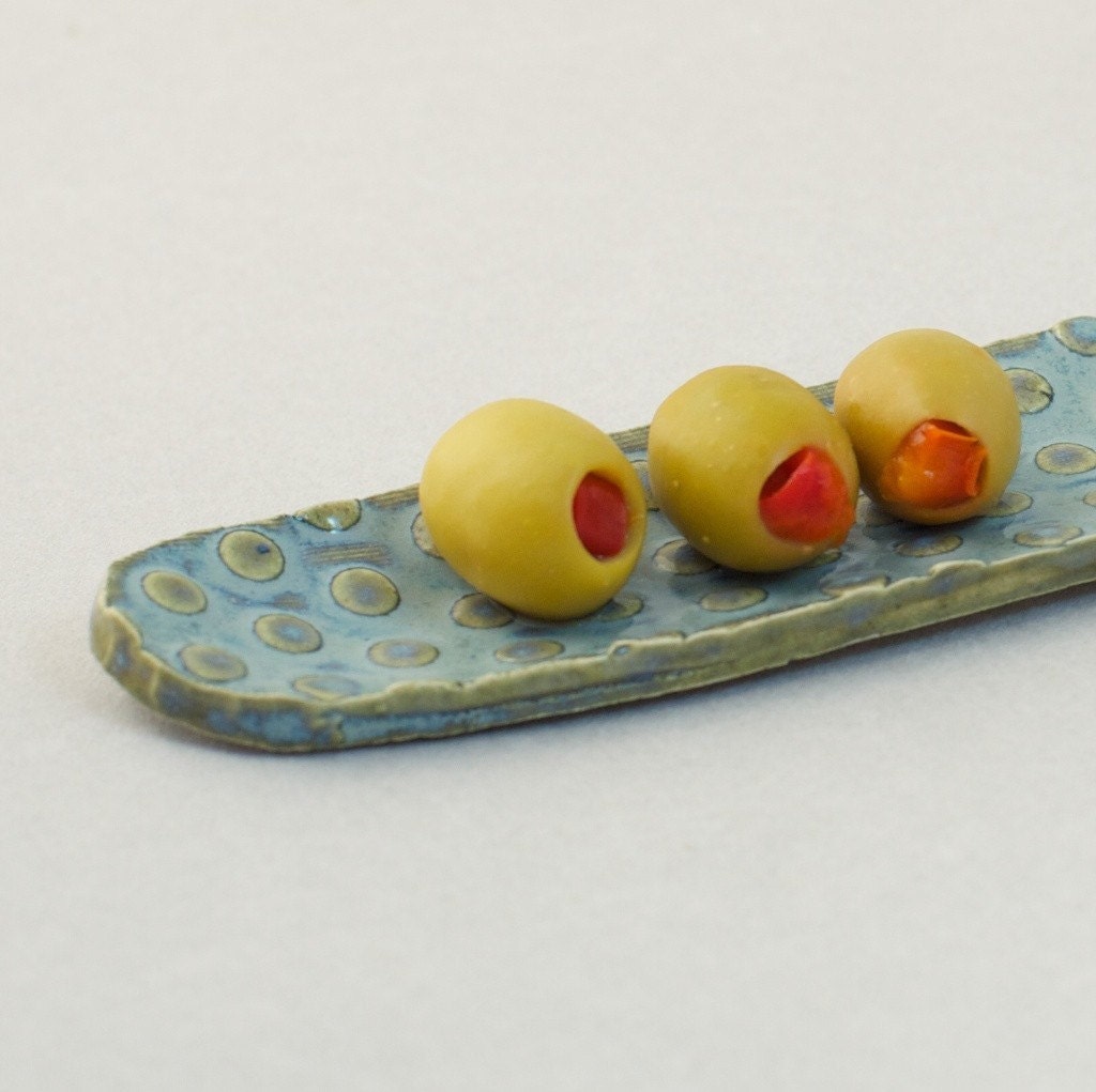 Waterlily Olive Tray