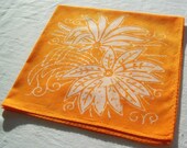 golden chrysanthemum napkins