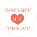 Personalized Treat Bag Wedding Stickers - Sweet Treats - Favors, Buffets, Packaging