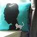 Audrey Hepburn Breakfast at Tiffany's Decorative Pillow - Perfect for Wedding Decor - As Seen on Gossip Girl