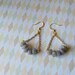cyber monday - free shipping - simple stones - labradorite chandelier dangle earrings