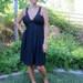Black cotton lace dress