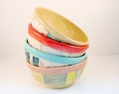 One Prep bowl - rainbow colors - small bowls for cooking and food preparation  Ships today