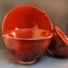 Three Red Koi Nesting Bowls