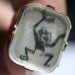 Vintage Flicker Ring Unknown Character Adjustable