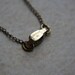 REDUCED Vintage Genuine Pearl Gold Filled Necklace Pendant Signed TK