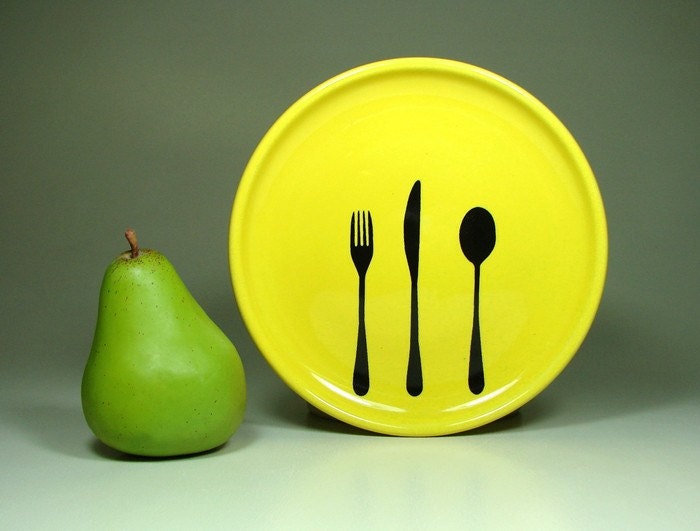 little plate eat up (lemon butter) - Made to Order / Pick Your Colour