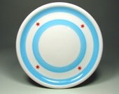 little plate chicago flag - Made to Order