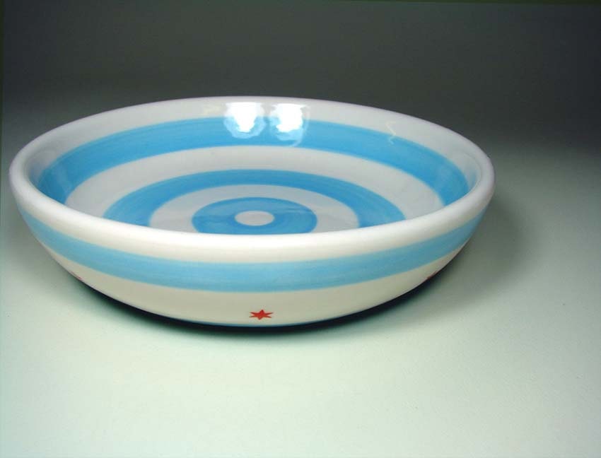 lo bowl chicago flag. Made to Order.