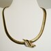 Pearl On A Leaf - Vintage Signed Necklace - 1960s