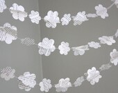paper flower garland. repurposed book. 3D.12 ft.  wedding decoration, bunting, photo prop, party garland, paper decoration, wedding garland