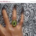 ON SALE My Lovely Black Widow Silhouette Ring