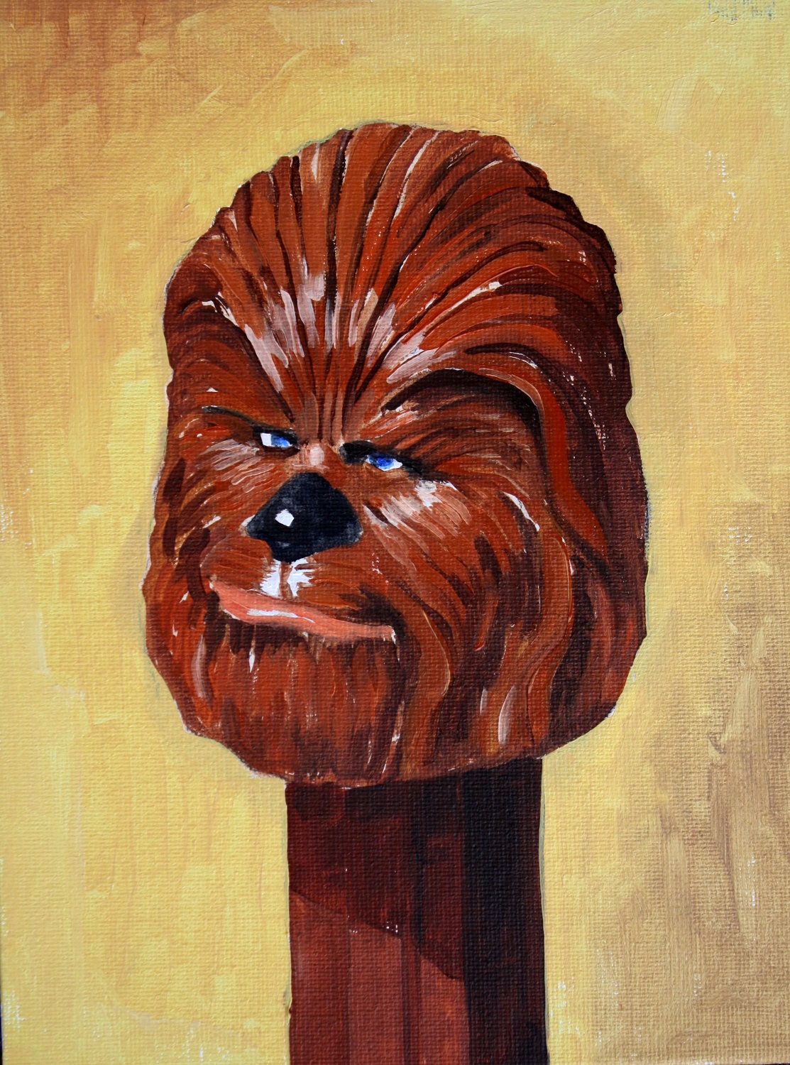 Limited Edition 8" x 10" Print of Still Life with Chewbacca Pez