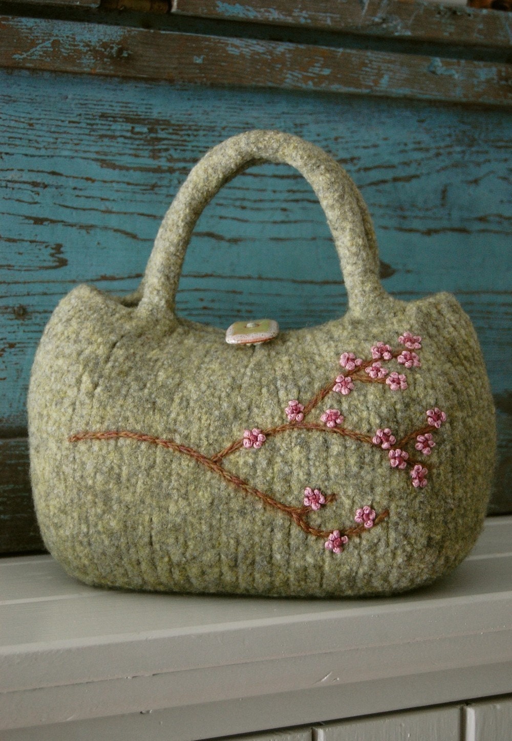 PDF PATTERN - Little Cherry Blossoms Bag