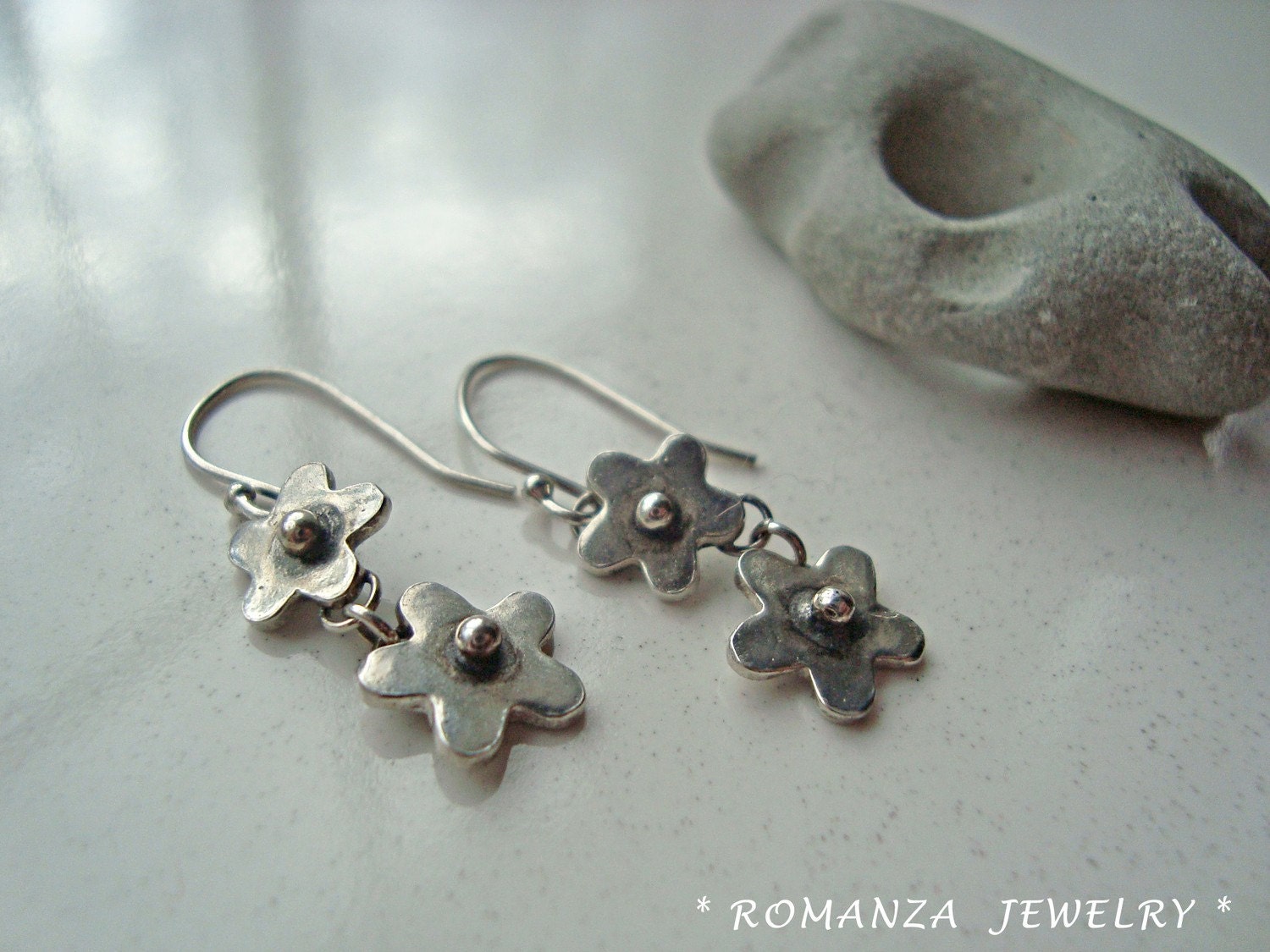 Double Daisy Earrings from Happy Daisy Collection