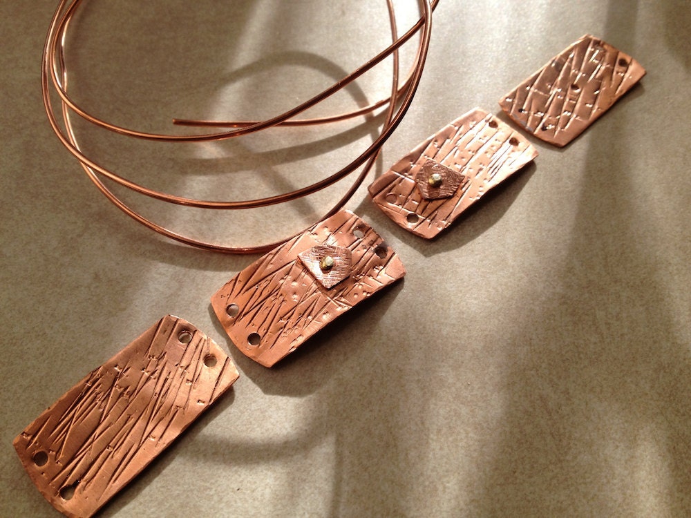 Copper Riveted Bracelet Kit - You Finish TYZ0