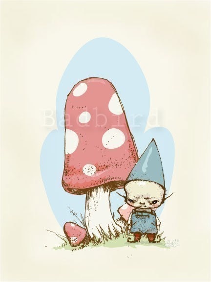 Gnome fine art print