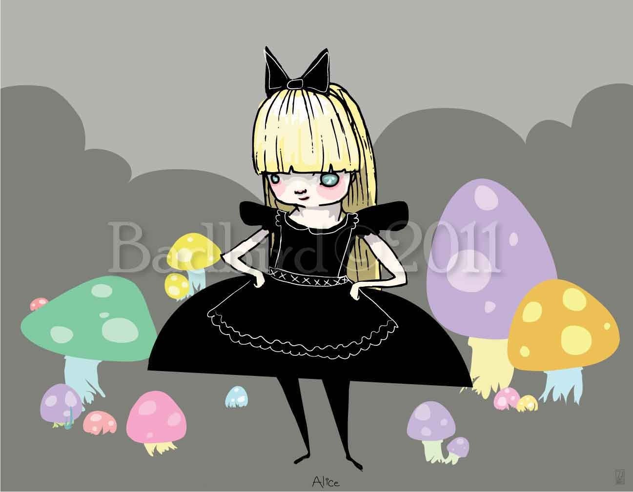 Alice in Wonderland Fine Art Print