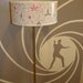 Drum Shade 1950's Vintage Wallpaper Mid Century Atomic Floral