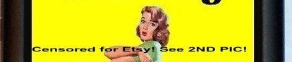 Sex Toy Pinup Windup Rockabilly Cigarette Case or Wallet or Business Card Holder NEW