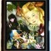 Whimsical Kawaii Surreal Forest Animals Tea Party with Alice Type Little Girl Cigarette Case Business Card Holder Wallet