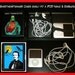 TRUE LOVE FOREVER Tattoo Swallows Cigarette Case or Business Card Case Wallet