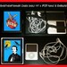 ALPHA FEMALE Top Dog 1950's Pinup Girl Magazine Cover Art Design Bad Girl Rockabilly ID Wallet or Cigarette Black metal Case