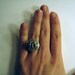 Victorian Steampunk MY SECRET SPIDER Goth Locket Ring