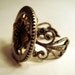 Victorian Steampunk THE BEE AND THE MACHINE Gear Ring