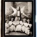Victorian 1890's Real Photograph Angel Play Surreal Cigarette Case or ID Case or Business Card Wallet Sweetheartsinner