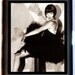 Sexy 1930's Vamp Pinup Flapper Gal with Stylish Short hair Unique Black Metal Cigarette or ID Business card Holder or Wallet