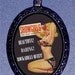 Showgirls Rockabilly Queen 1950's Pinup Girl Design Bad Girl Pendant Necklace Burlesque