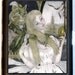Fairytale Princess Fairy Tale Beauty Queen with Anthropomorphic Cat Cigarette Id Case Business Card Holder Wallet