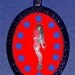 Tattooed Pinup Lollipop Lolita Tattoo Chick with Blue Stars DIY Necklace Rockabilly Gothic Love Sex Kitten