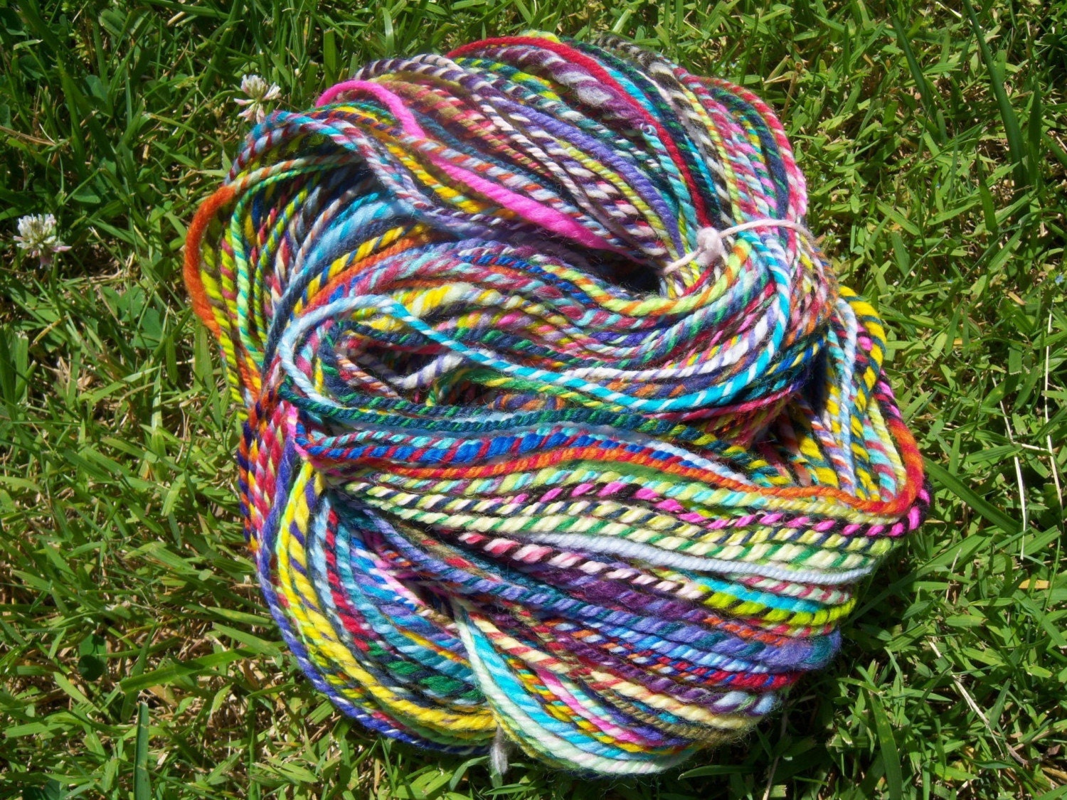 Melted Crayon Box Hand Spun Yarn