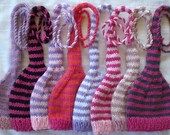 1 Newborn Girl Baby PHoTO PROP Striped MuCHKiN Long Tail Stocking Cap ReD PiNk PuRple LiMe YeLLoW AQuA ORaNge Pick Colors KNiT to ORdEr
