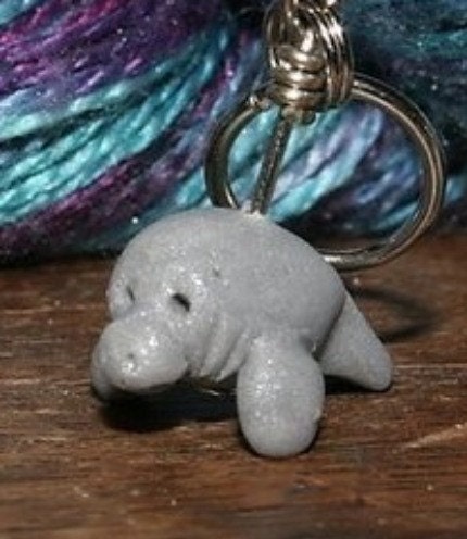 Manatee Stitch Markers (set of 4)