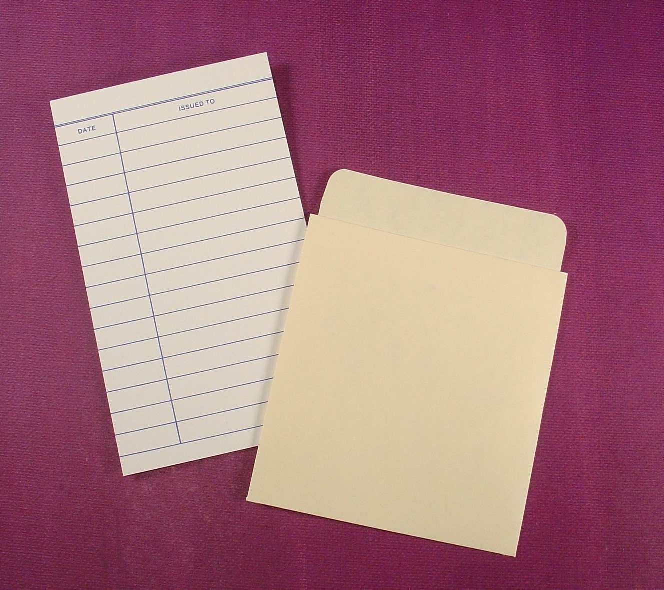 100 library POCKETS / standard size