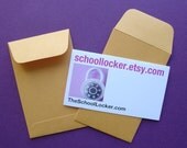 mini kraft envelopes / 24 pieces