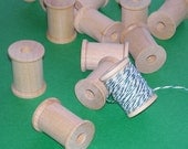 36 wooden spools / new 3cm size