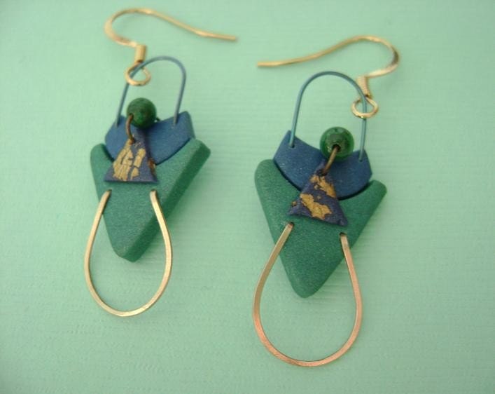 Teal Memphis Earrings