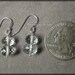 Mint Mystic Quartz Silver Earrings Gemstone Aqua Grey 925 Pale Ice Simple Elegant Sterling Silver Holiday Party Gift for Her
