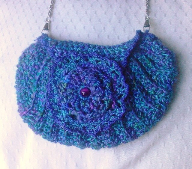 RESERVED for roisinssalon-Mood Indigo Purse and Pin