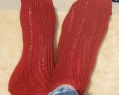 Lace Anklets in Tubular Double Knit (pattern only)