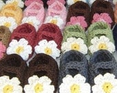 Newborn Maryjane Booties - You pick colors